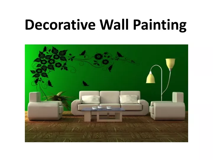 decorative wall painting n.