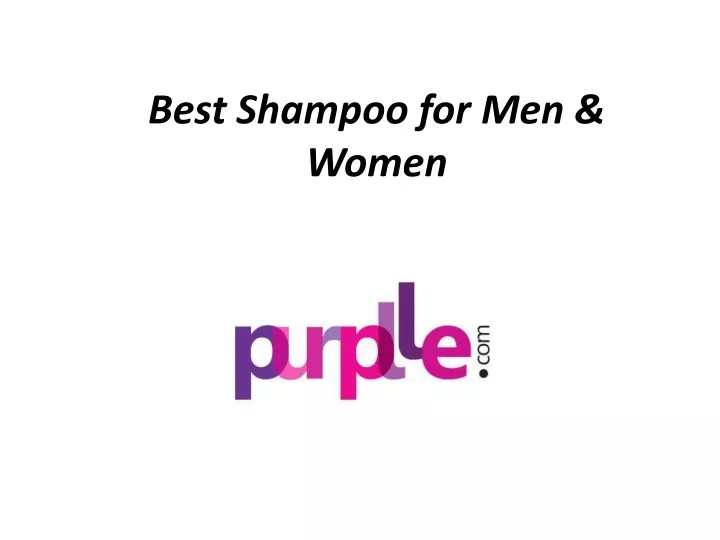 best shampoo for men women n.