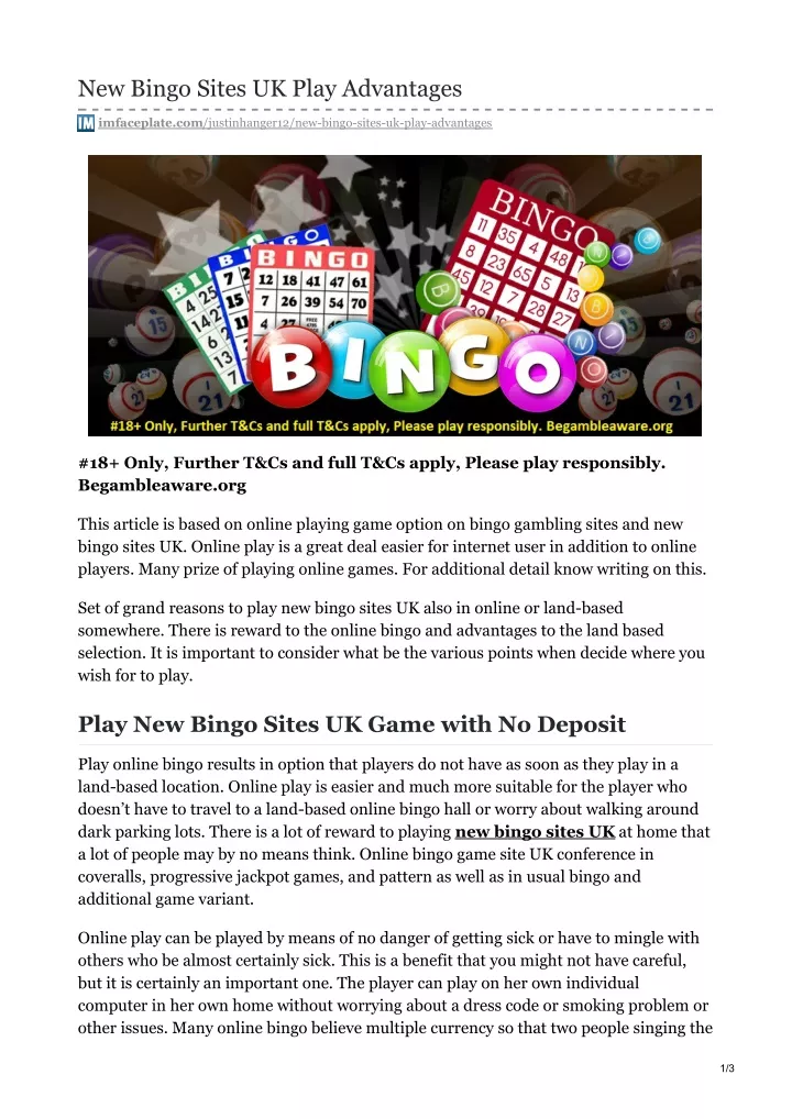 new bingo sites uk play advantages n.