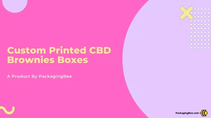 custom printed cbd brownies boxes n.