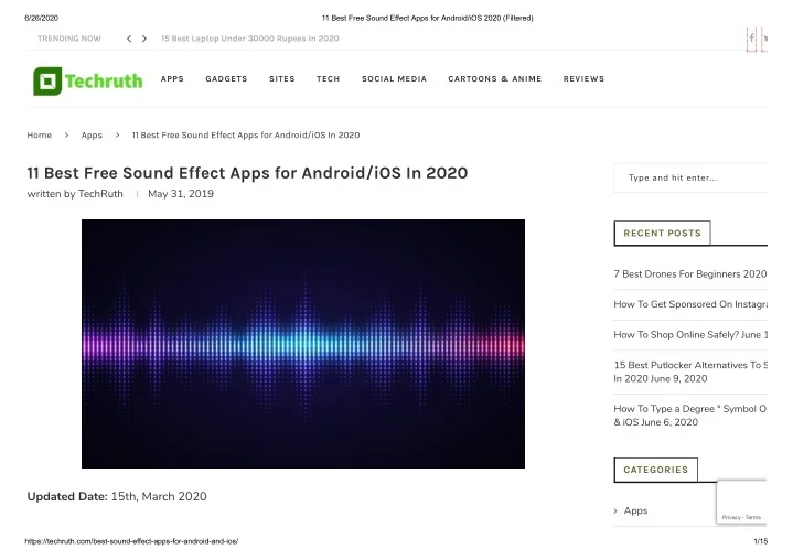 PPT Best Apps For Sound Effect For 2020 PowerPoint Presentation, free