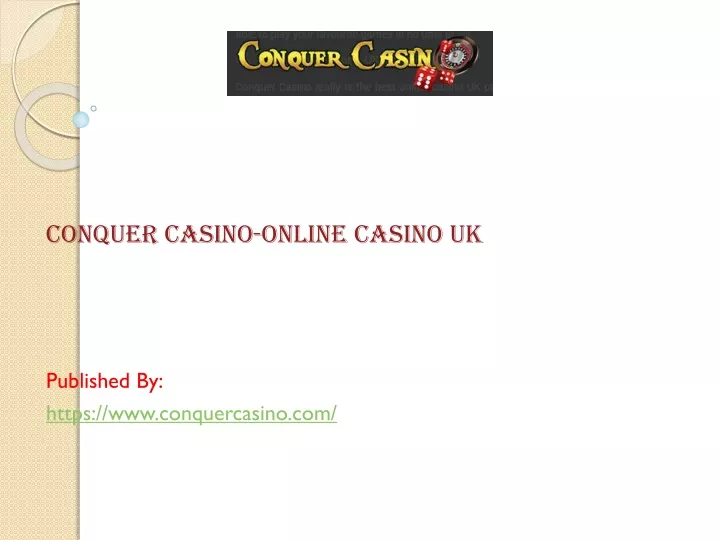 conquer casino online casino uk published by https www conquercasino com n.