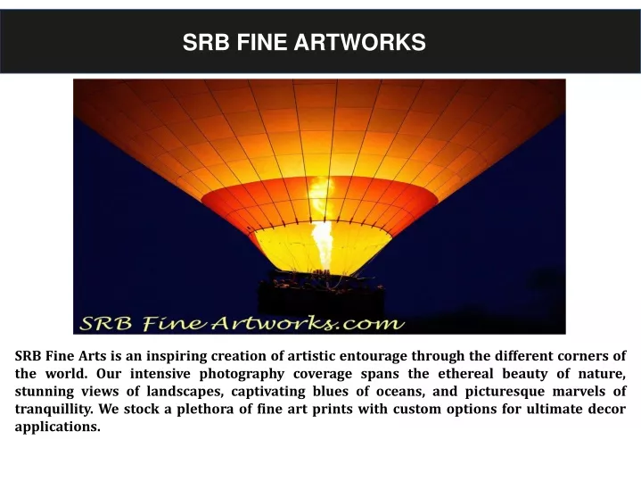 srb fine artworks n.