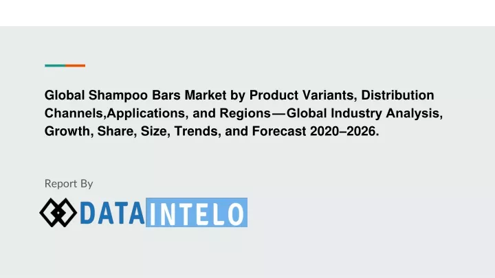 global shampoo bars market by product variants n.