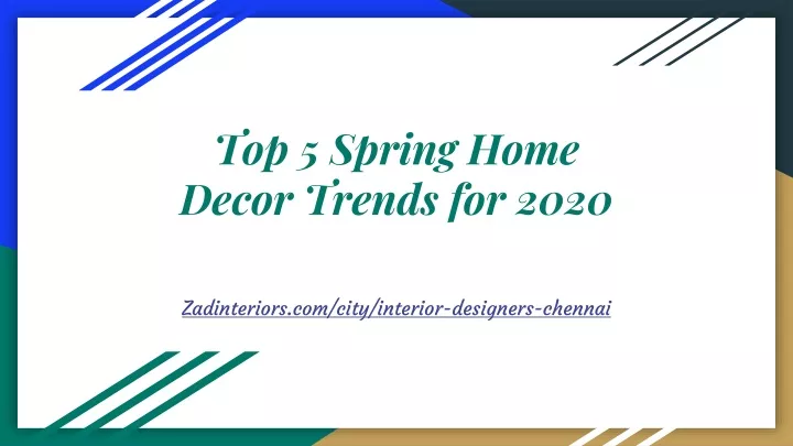 top 5 spring home decor trends for 2020 n.