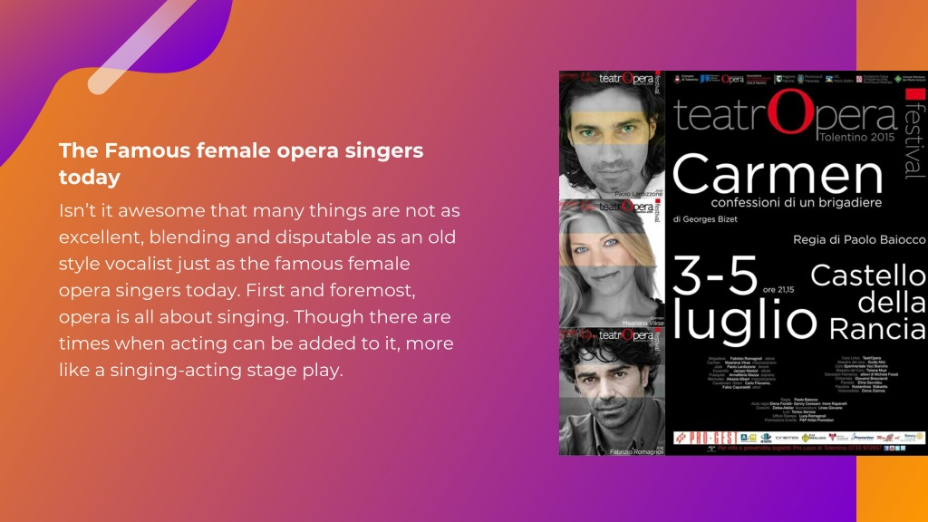 Ppt The Famous Female Opera Singers Today Powerpoint Presentation Free Download Id9986820 8153