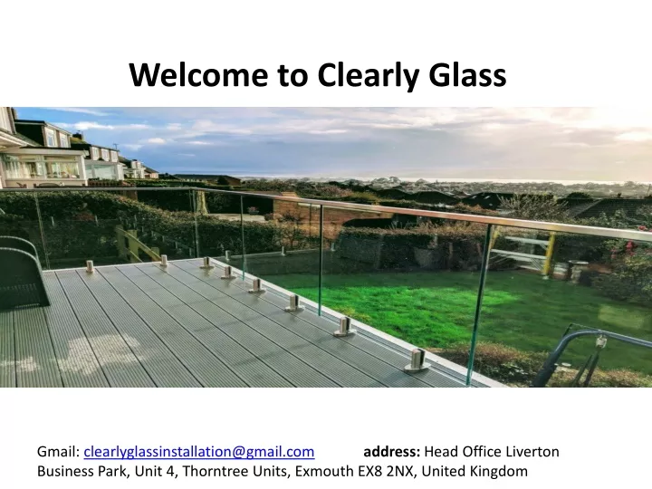 welcome to clearly glass n.