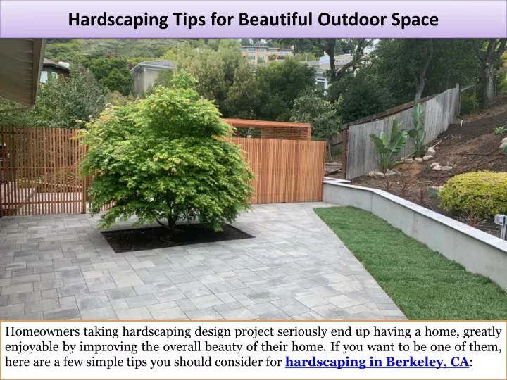 hardscaping tips for beautiful outdoor space n.